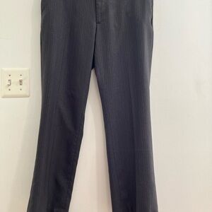 Kenneth Cole Charcoal Herringbone Trousers. I-4